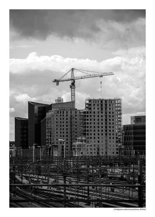 Carlsgatan under konstruktion, Malmö